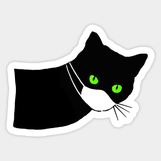 Covid Quarantine Cat Sticker